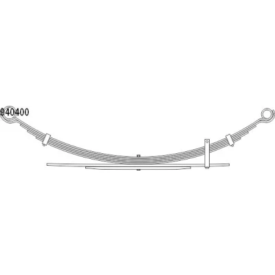 Abbildung von CS Germany 10.940.400.00 Blattfeder Hinterachse VOLKSWAGEN: Amarok Pickup
