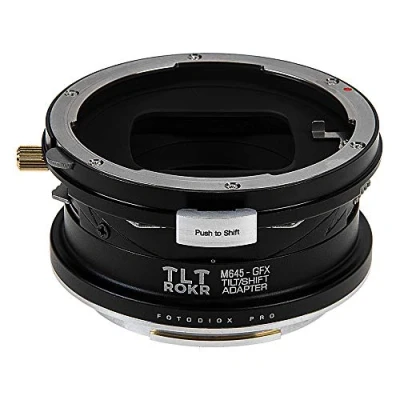 Abbildung von Fotodiox Pro TLT ROKR Tilt/Shift Lens Adapter Compatible with Mamiya 645 MF (M645) Mount Lenses on Fujifilm GFX G Cameras