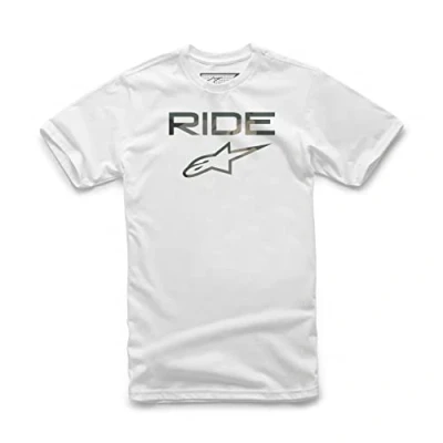 Abbildung von Alpinestars Herren Kurzarm Logo T Shirt moderner Schnitt, camo White, XL, 1119 72006