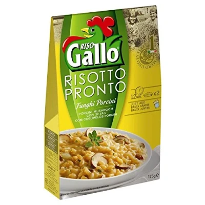 Abbildung von Riso Gallo Risotto Pronto Porcini (175g) Packung mit 2