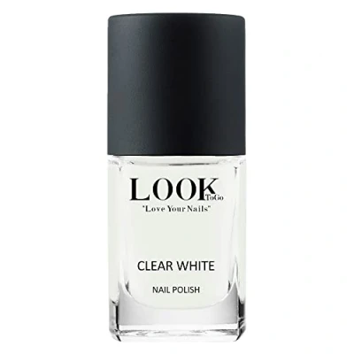 Abbildung von Look To Go veganer Nagellack CLEAR WHITE 21 free &amp; PETA approved Made in Germany 12ml