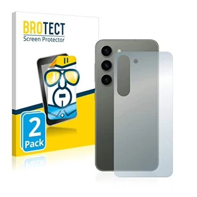 Abbildung von BROTECT (2 Stück Schutzfolie für Samsung Galaxy S23 (Rückseite) Displayschutz Folie Ultra Klar