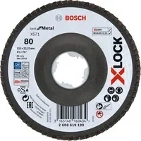 Abbildung von X LOCK Fächerscheibe X571 Best for Metal, Ø 115mm, K80, Schleifscheibe