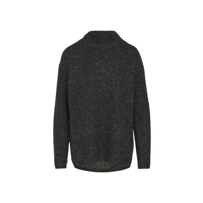 Abbildung von QS Weicher MIT Struktur Strickpullover, Damen, Größe: Large, Schwarz