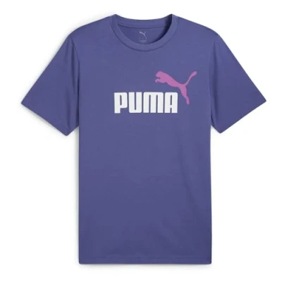 Abbildung von PUMA Unisex ESS 2 Color No. 1 Logo Tee T Shirts, Blue Crystal,