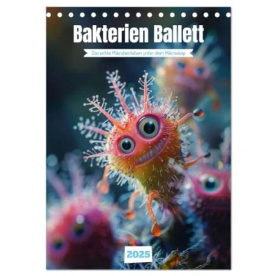 Abbildung von Bakterien Ballett (Tischkalender 2025 DIN A5 hoch), CALVENDO Monatskalender