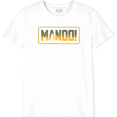 Abbildung von Star Wars Jungen Boswmants064 T Shirt, weiß, 10 Jahre