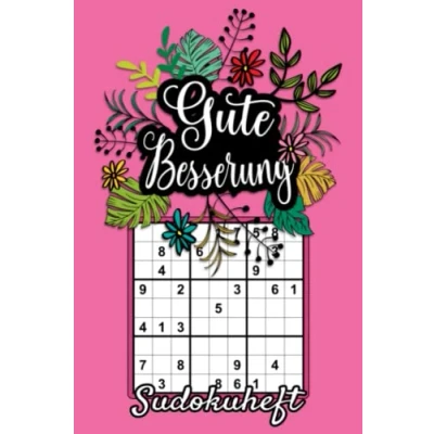 Abbildung von Gute Besserung Sudoku: Genesungsgeschenk bei Krankheit zur Aufmunterung