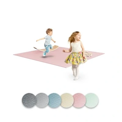 Abbildung von Ehrenkind® Krabbelmatte PRO Extra dick und Soft Made in Germany Spielmatte Baby Oeko Tex 100 Größe 180x180cm ROSÉ
