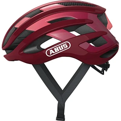 Abbildung von ABUS Rennradhelm AirBreaker High End Fahrradhelm für den professionellen Radsport Jugendliche und Erwachsene Helm Damen Herren Bordeauxrot, Größe S