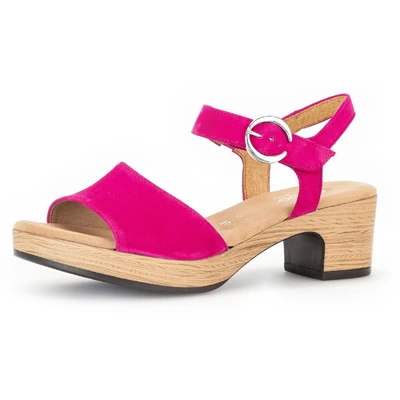 Abbildung von Gabor Plateau Clogs, Damen, Größe: 38, Pink Schuhe