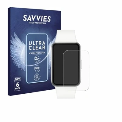 Abbildung von Savvies 6 Stück Schutzfolie für Samsung Galaxy Fit3 Displayschutz Folie Ultra Transparent