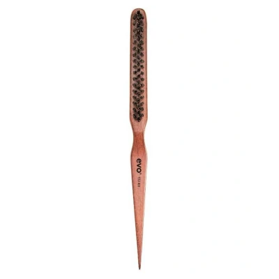 Abbildung von Evo tyler teasing brush I Stylingbürste für alle Haartypen, mit natürlichen Wildschweinborsten zum Toupieren Haarbürste Frauen, Damen und Herren aus zertifiziertem Holz hergestellt
