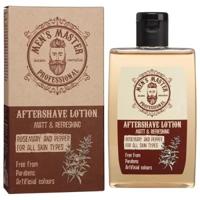 Abbildung von Men&#039;s Master Beruhigende After Shave Lotion für Männer Produkt Gesichtspflege Bart Herren feuchtigkeitsspendend und pflegend Gesichtslotion parabenfrei 120