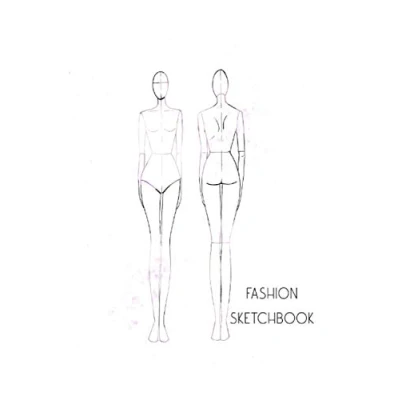 Abbildung von Fashion Sketchbook: sketchbook with figure templates 120 pages