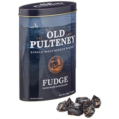 Abbildung von Gardiner&#039;s of Scotland Whisky Fudge Old Pulteney 250 g Handgemachte, weiche Karamell Bonbons