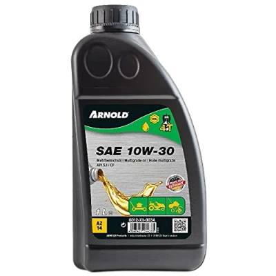 Abbildung von ARNOLD Mehrbereichsöl SAE 10W 30 für 4 Takt Motorgeräte, 1 Liter 6012 X1 0034