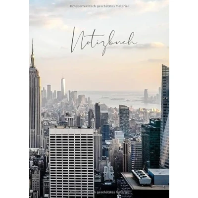 Abbildung von A4 Vintage Notizbuch &quot;NEW YORK CITY&quot; (120 Seiten, Softcover, kariert, Notebook, Vintage, Urban, City)