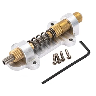 Abbildung von Musiclily Pro Messing Tremolo Stabilisator Gitarre Stopper Stabilisierungsgerät Kit für Fender E Gitarren