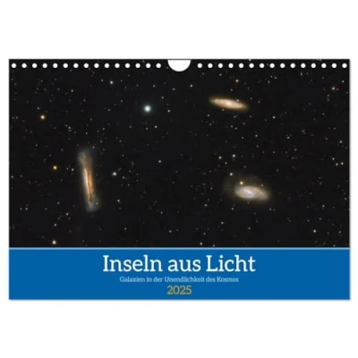 Abbildung von Inseln aus Licht (Wandkalender 2025 DIN A4 quer), CALVENDO Monatskalender