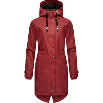 Abbildung von Navahoo Rainy Flower Parka, Damen, Größe: XXL, Blood red