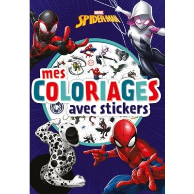 Abbildung von SPIDER MAN Mes Coloriages avec stickers MARVEL