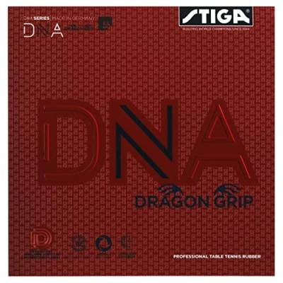 Abbildung von STIGA Tischtennisbelag DNA Dragon Grip 55, 2.3 für maximale Kontrolle und Rotation, Black