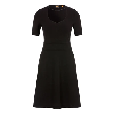 Abbildung von BOSS Fulivo Strickkleid, Damen, Größe: Large, Black