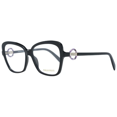 Abbildung von Emilio Pucci Unisex EP5175 Sunglasses, Shiny Black, 55