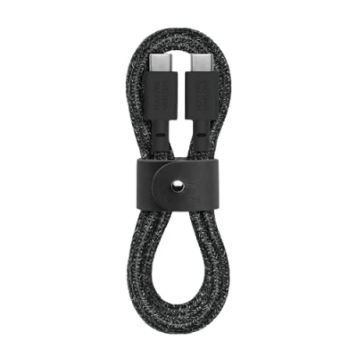Abbildung von Native Union Type C Belt Kabel USB auf 1,2m Ultrastarkes Ladekabel kompatibel mit iPhone 16, 16 Plus, Pro, Pro Max, iPad Air, Samsung S24, Flip 6, Fold 6 (Cosmos)