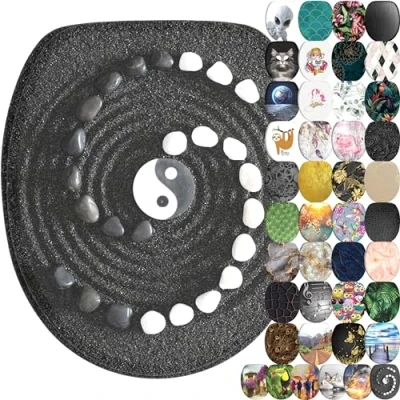 Abbildung von Sanilo WC Sitz Yin Yang, mit Absenkautomatik, BxL: 37,7 x 42,0 47,0 cm