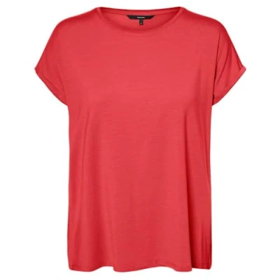 Abbildung von Vero Moda Rundhalsshirt &quot;VMAVA PLAIN SS TOP GAJRS NOOS&quot;
