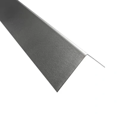 Abbildung von Kantenschutz Edelstahl Winkel Eckschutz Eckleiste Aussen V2A 2,5m 50mm gebürstet