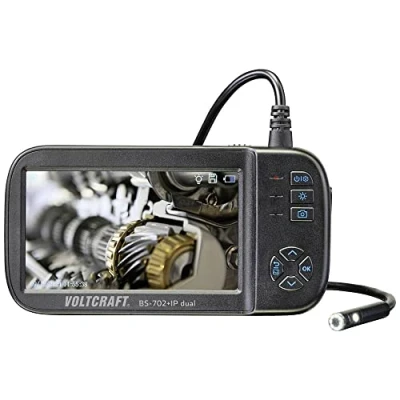 Abbildung von VOLTCRAFT BS 702SE+IP dual Endoskop Sonden Ø: 8 mm Länge: 5 m Inspektionskamera