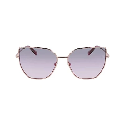 Abbildung von Calvin Klein Jeans CKJ23202S Sonnenbrille Rose goldcoloured, Damen, Größe: 60, gold coloured