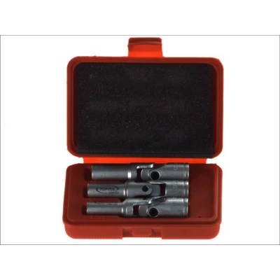 Abbildung von Zündkerzeneinsatz Set TOPTUL 3/8 zoll 6 kant (8, 10, 12 mm) mit Gelenk