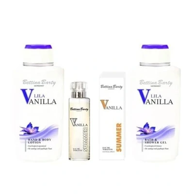 Abbildung von Bettina Barty Lila Vanilla Bath &amp; Shower Gel Hand Body Lotion je 500 ml + EDT 50
