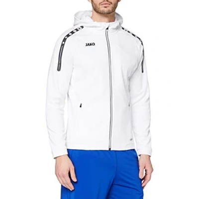 Abbildung von JAKO Kinder Basic kapuzen jacke Champ, weiß, 128, 6817