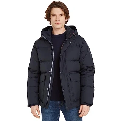 Abbildung von Tommy Hilfiger Daunenjacke &quot;ROCKIE DOWN HOODED JACKET&quot;, mit Kapuze