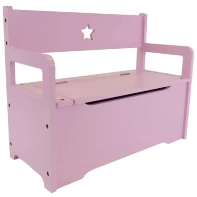 Abbildung von Spielzeugbank 60x27x47cm retro rosa für Kinder ab 1 Jahr Bandits and Angels