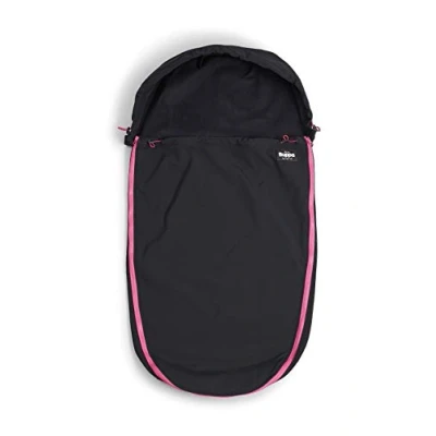 Abbildung von The Buppa Brand Fußsack Softshell AllBlack Pink, schwarz