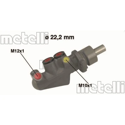 Abbildung von METELLI 05 0478 Hauptbremszylinder 22,20 Aluminium RENAULT: Kangoo I