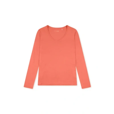 Abbildung von Schiesser MIX Relax Nachtwäsche Shirt, Damen, Größe: Medium, Pfirsich
