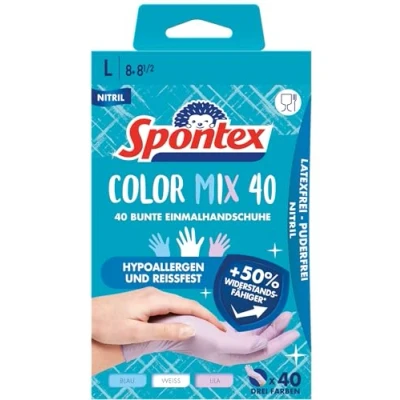 Abbildung von Tex Handschuh Colormix 12979158 Gr. 8 sortiert 40 Stück