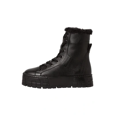 Abbildung von Tamaris 12684141 Schnürstiefelette, Damen, Größe: 38, Black leather Schuhe