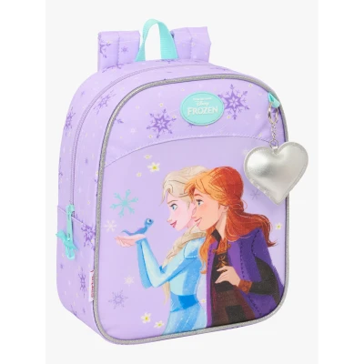 Abbildung von FROZEN SPIRIT Kinderrucksack, Schulrucksack, anpassbar an Kinderwagen, ideal für Kindergärten, bequem und vielseitig, Qualität Widerstandsfähigkeit, 22 x 10 27 cm, Lila, M