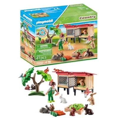 Abbildung von Playmobil Country Rabbit Hutch 71252 Minispielzeug für Kinder, Größe: One Size, Multicoloured