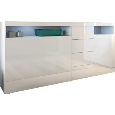 Abbildung von borchardt Möbel Highboard &quot;Kapstadt&quot;, Breite 200 cm