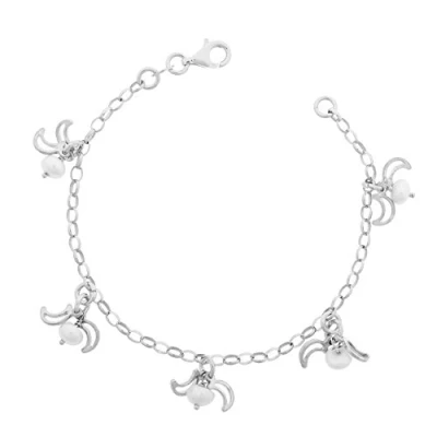Abbildung von Orphelia Damen Armband 925 Sterling rhodiniert 18.5 cm Silber ZA 1802