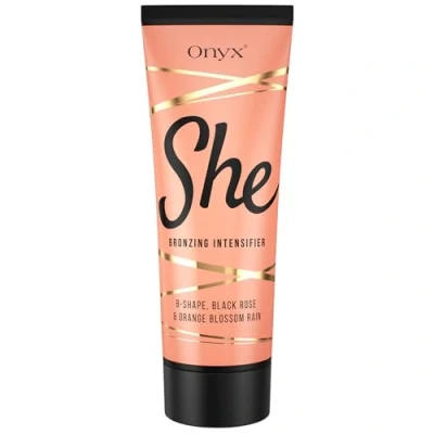 Abbildung von Onyx SHE Bronzing Tanning Lotion Solarium Bräunungsbeschleuniger für Frauen mit dem Anti Cellulite Öl